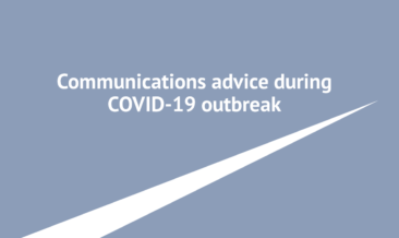 Communications advice during COVID-19 outbreak