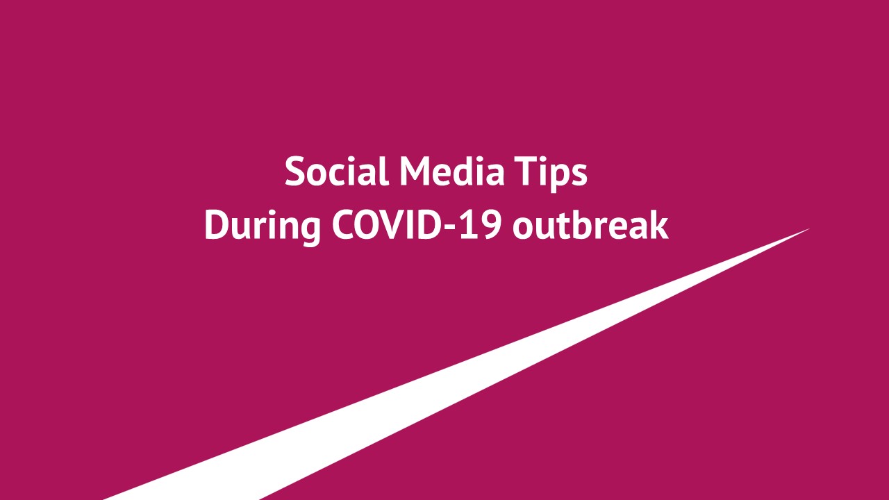 social media tips during COVID-19